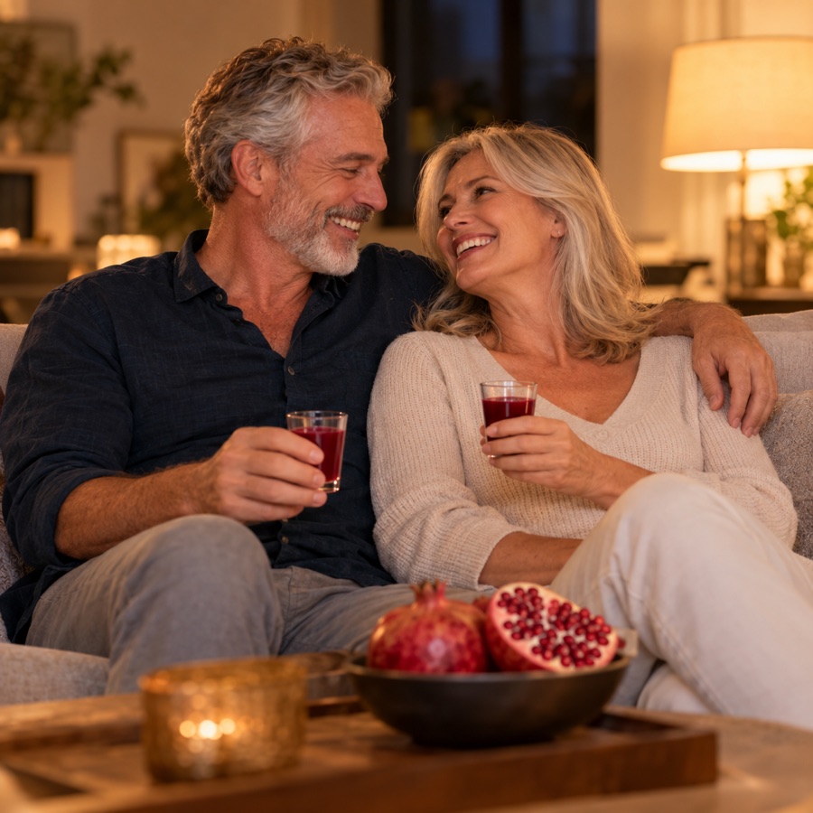Un couple complice à la maison